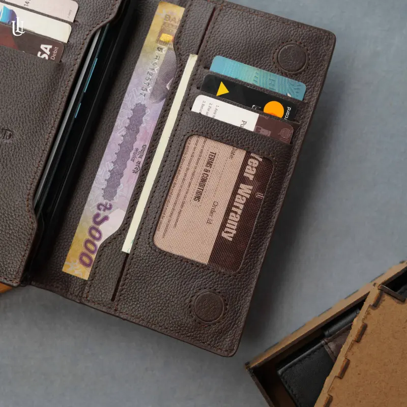 Jason Long Wallet – Chocolate