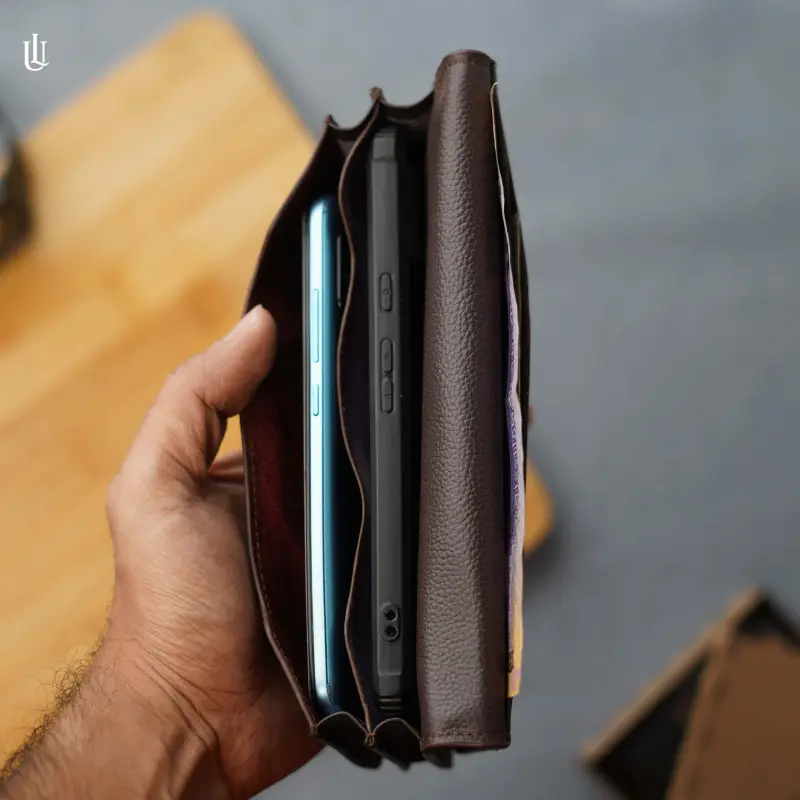 Jason Long Wallet – Chocolate